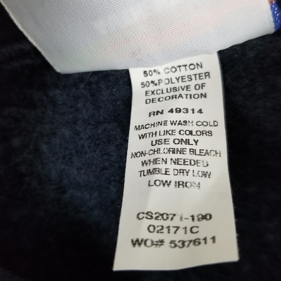 West Virginia University Hoodie Sweatshirt Pull Over Graphic Pockets Heavy Blend - Picture 4 of 7